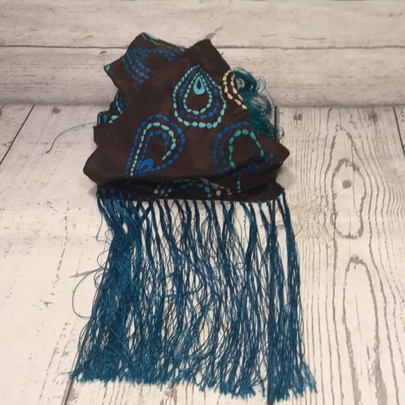 Chocolate & Mint Scarf - Picture 4 of 7